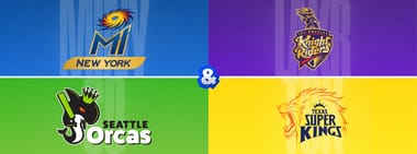 MI New York vs. LA Knight Riders & Seattle Orcas vs. Texas Super Kings